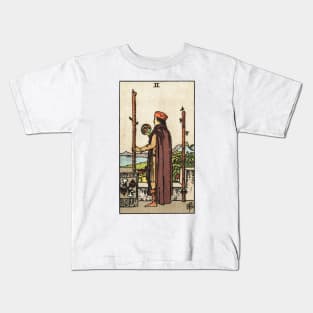 TWO OF WANDS Kids T-Shirt